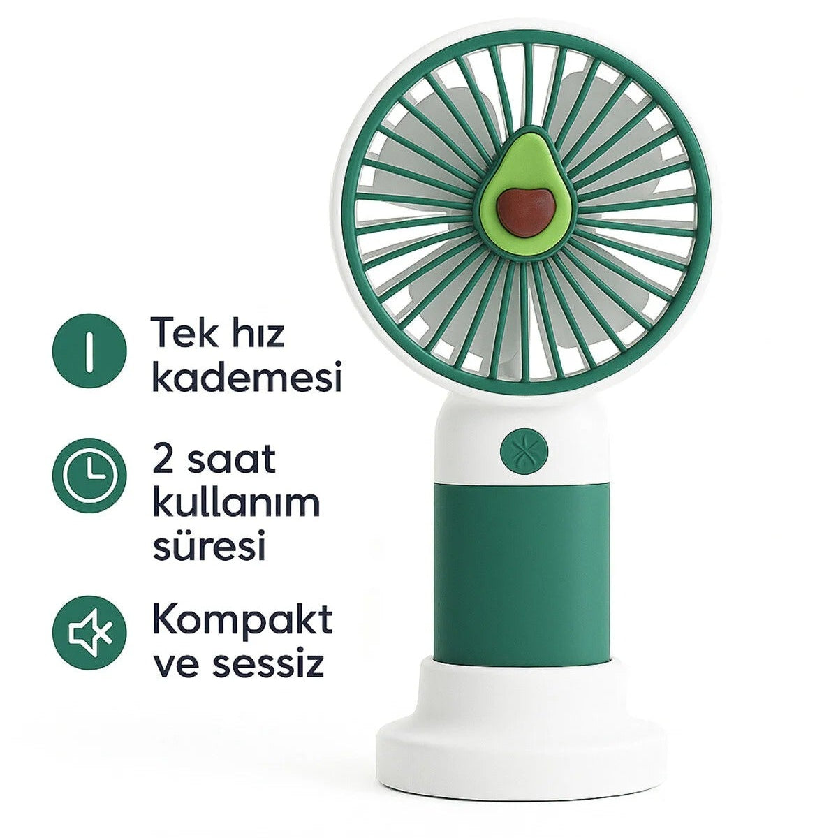 Mini Taşınabilir Sessiz El Fanı